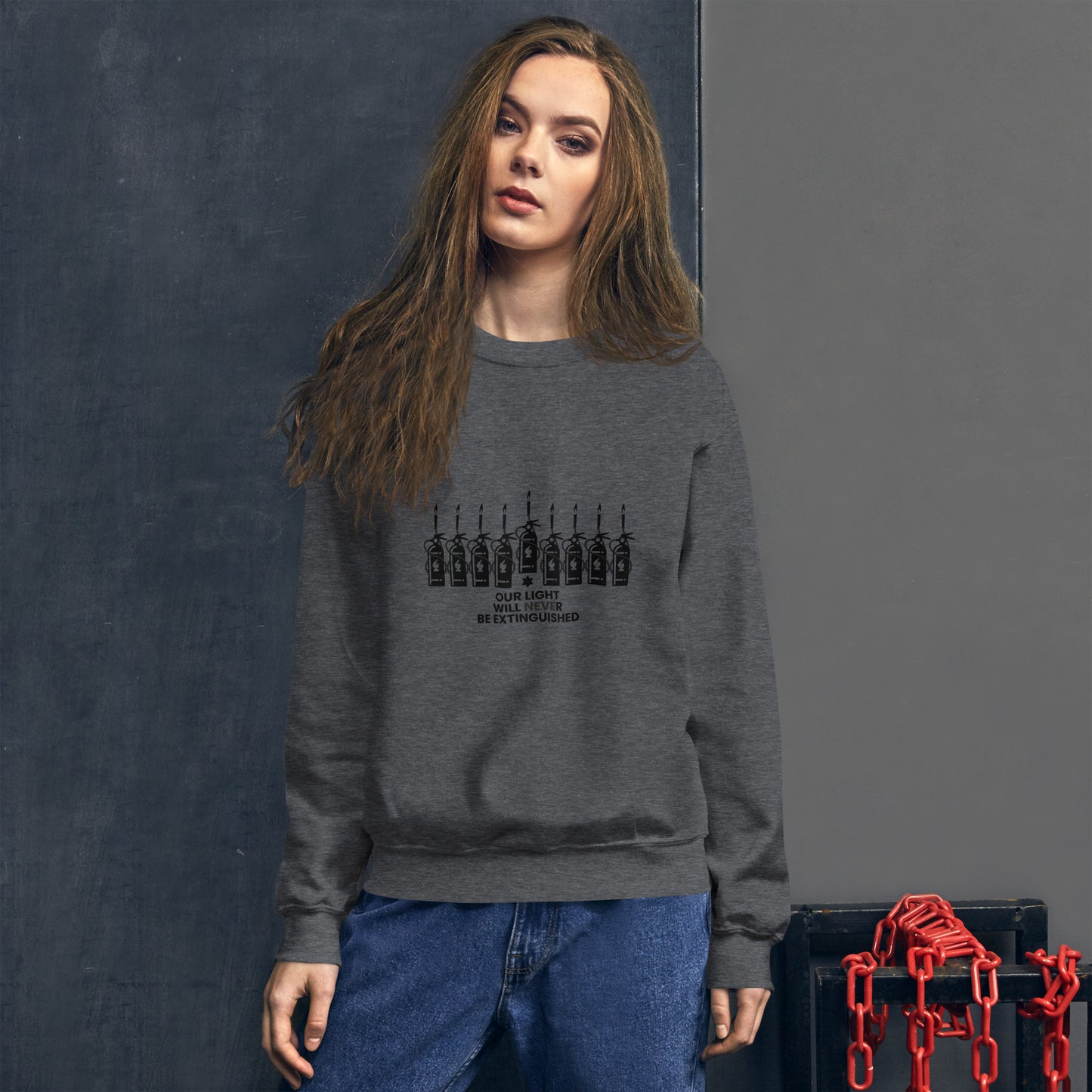 Darkness Extinguisher - Unisex Sweatshirt