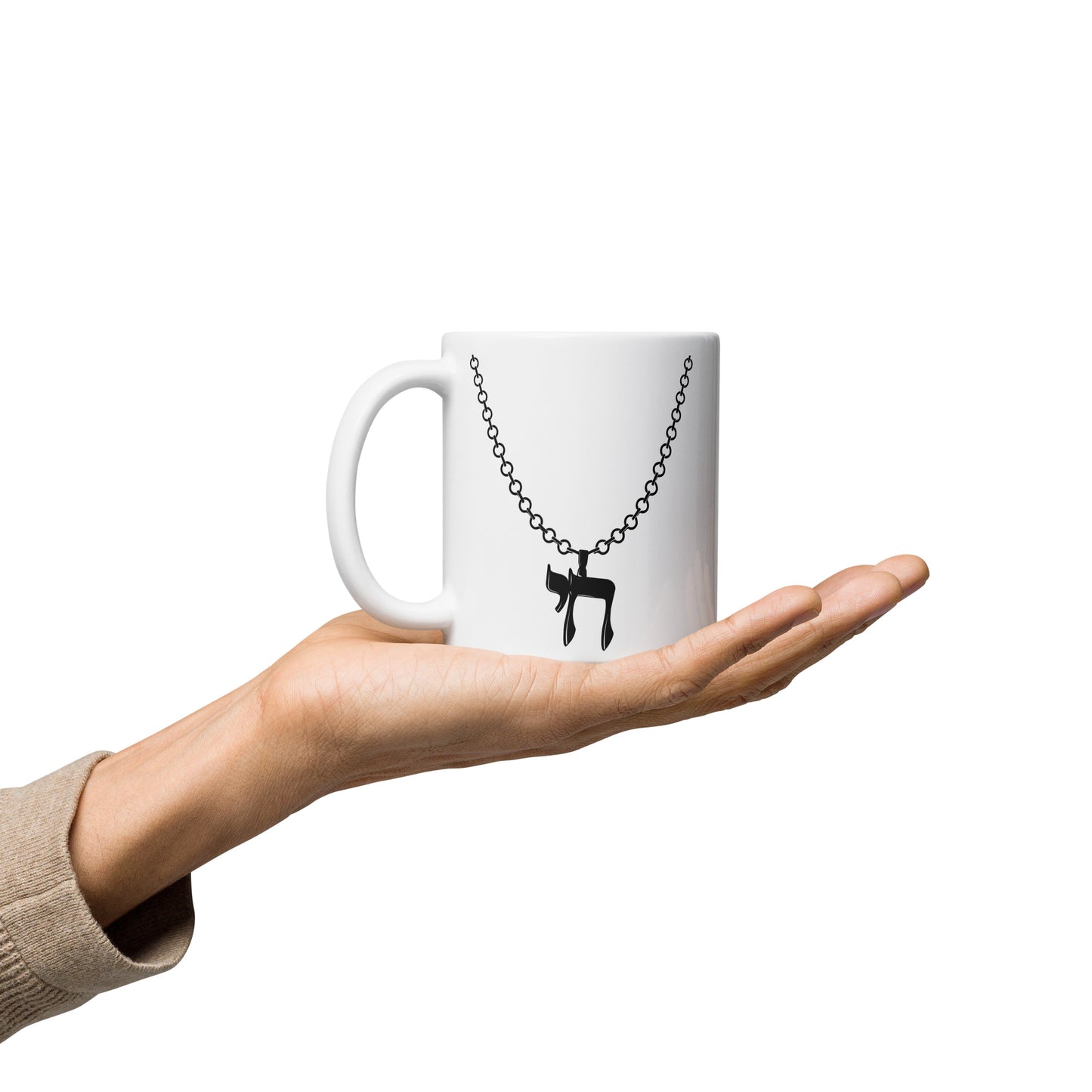 Chai chain - White glossy mug